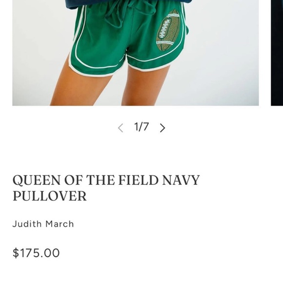 Judith March Navy Queen of the Field Crewneck - Picture 5 of 6